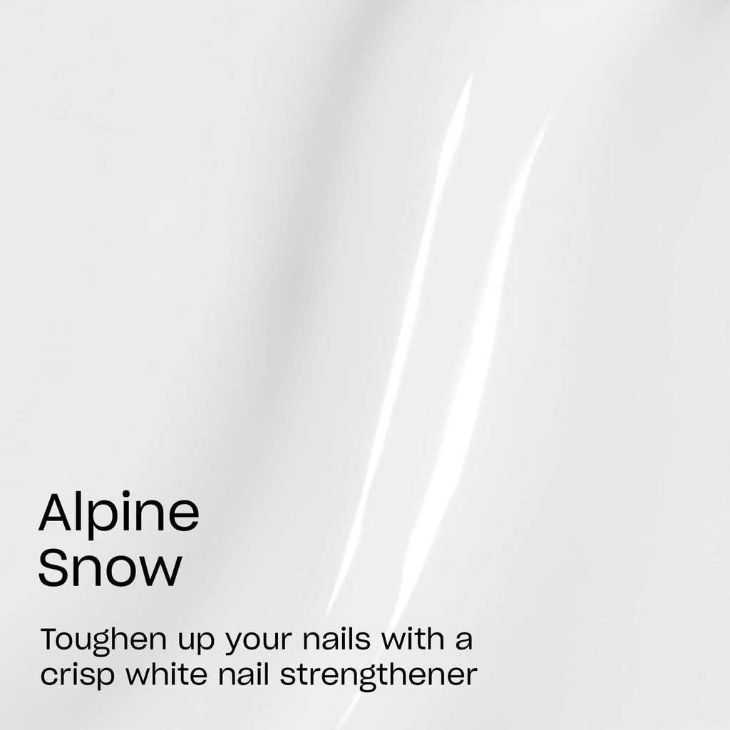 OPI Nail Envy Nail Polish, Strong Nail Strengthener Treatment For Strong Nails, Vegan Nail Repair and Strenght for Damaged Nails, White Nail Polish Alpine Snow 15ml - Damaged Box