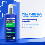 Regaine Pre-Growth 2in1 Shampoo & Conditioner 248ml - Triple Acid Complex for Hair Regrowth Treatment Prep - Damaged Box