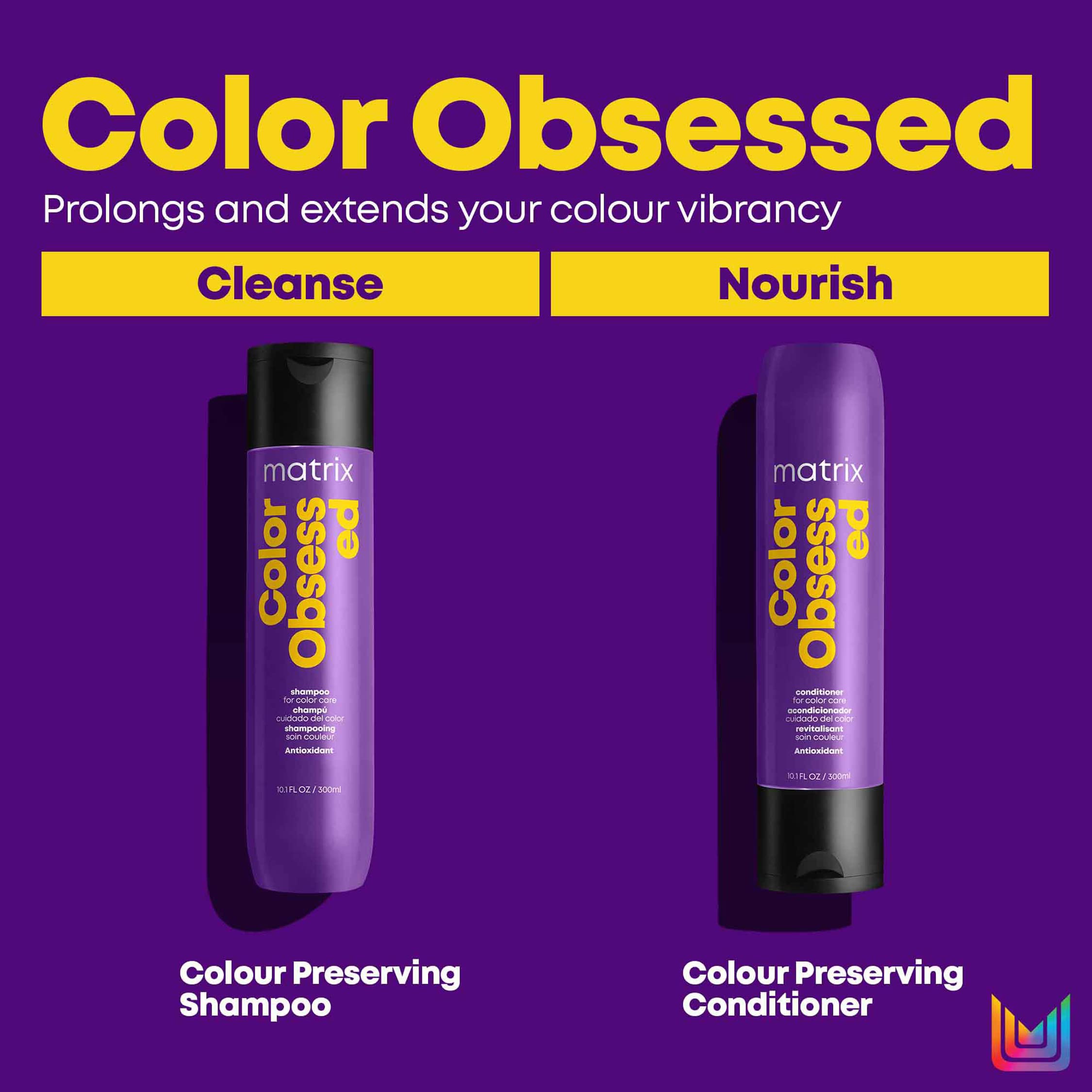 Matrix | Color Obsessed | Shampoo to Cleanse and Help Maintain Coloured Hair, Total Results
