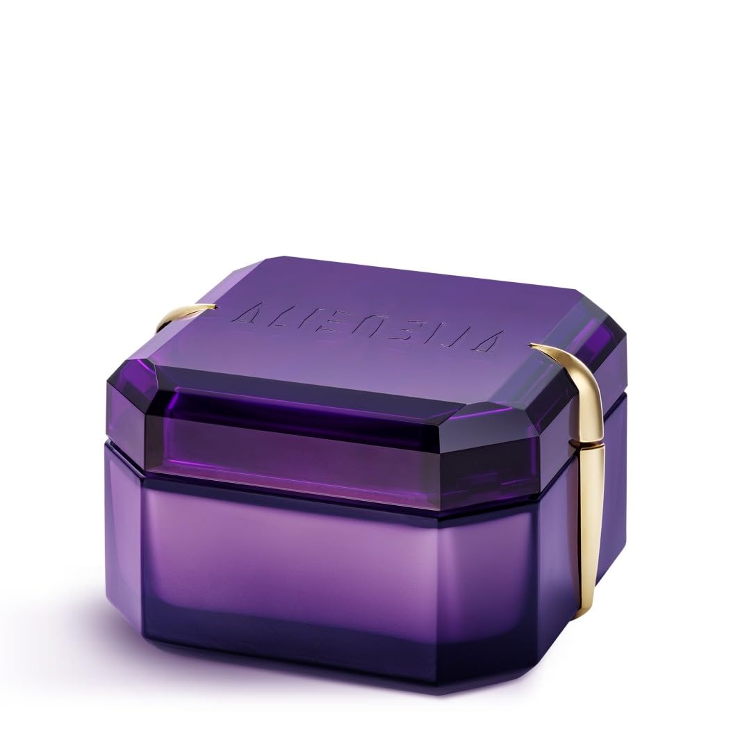Mugler Alien Beautifying Body Cream for Women, Luxurious Ambery Woody Floral Scent with Jasmine Sambac, Cashmeran Wood and White Amber, Indulgent Moisturising Radiant Bodycare - Damaged Box