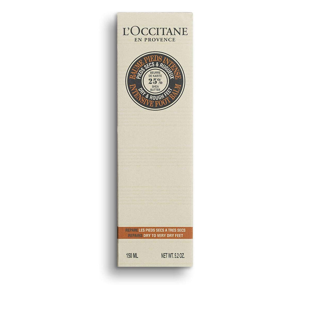 L'Occitane Intensive Foot Balm - Shea Butter 150ml - Dry & Rough Feet Moisturiser Cream - Damaged Box