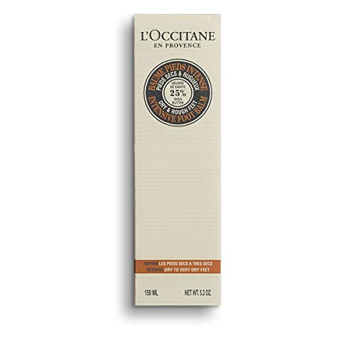L'Occitane Intensive Foot Balm - Shea Butter 150ml - Dry & Rough Feet Moisturiser Cream - Damaged Box