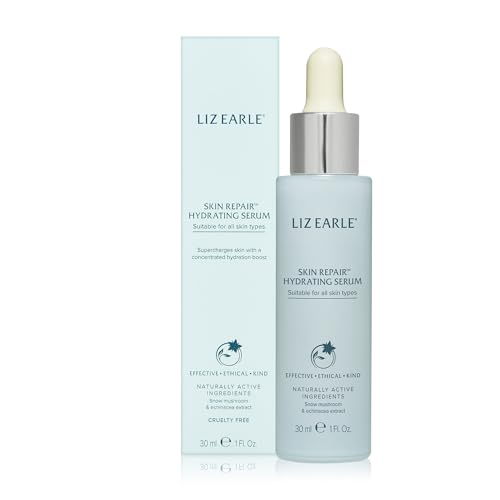 Liz Earle Skin RepairTM Hydrating Serum with Snow Mushroom and Echinacea Extract for All Skin Types, 30ml