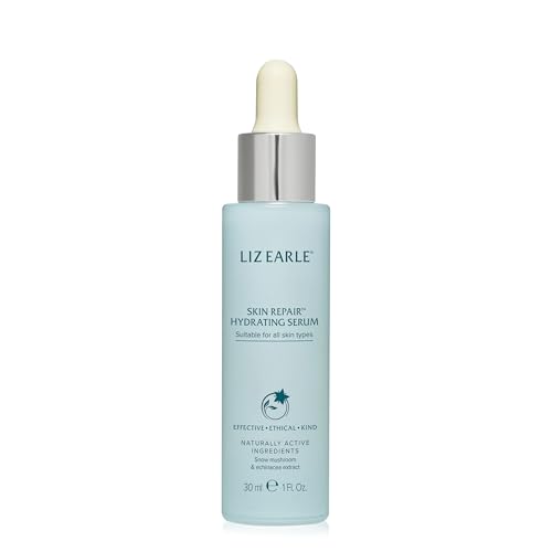 Liz Earle Skin RepairTM Hydrating Serum with Snow Mushroom and Echinacea Extract for All Skin Types, 30ml