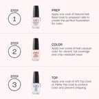 OPI The New OPIcons Nail Lacquer Collection - Long-Lasting, Quick Dry Luxury Varnish for Manicure & Pedicure - 2 Piece Duo Set - OPI'm a Bubble Bunny & Big Apple Energy (2x15ml)