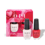 OPI The New OPIcons Nail Lacquer Collection - Long-Lasting, Quick Dry Luxury Varnish for Manicure & Pedicure - 2 Piece Duo Set - OPI'm a Bubble Bunny & Big Apple Energy (2x15ml)