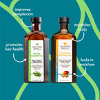 Nature Spell Hair Growth Duo — Rosemary & Batana Oils — Pre-Diluted Set for Dry, Damaged Hair — 2 x 150ml - Damaged Box