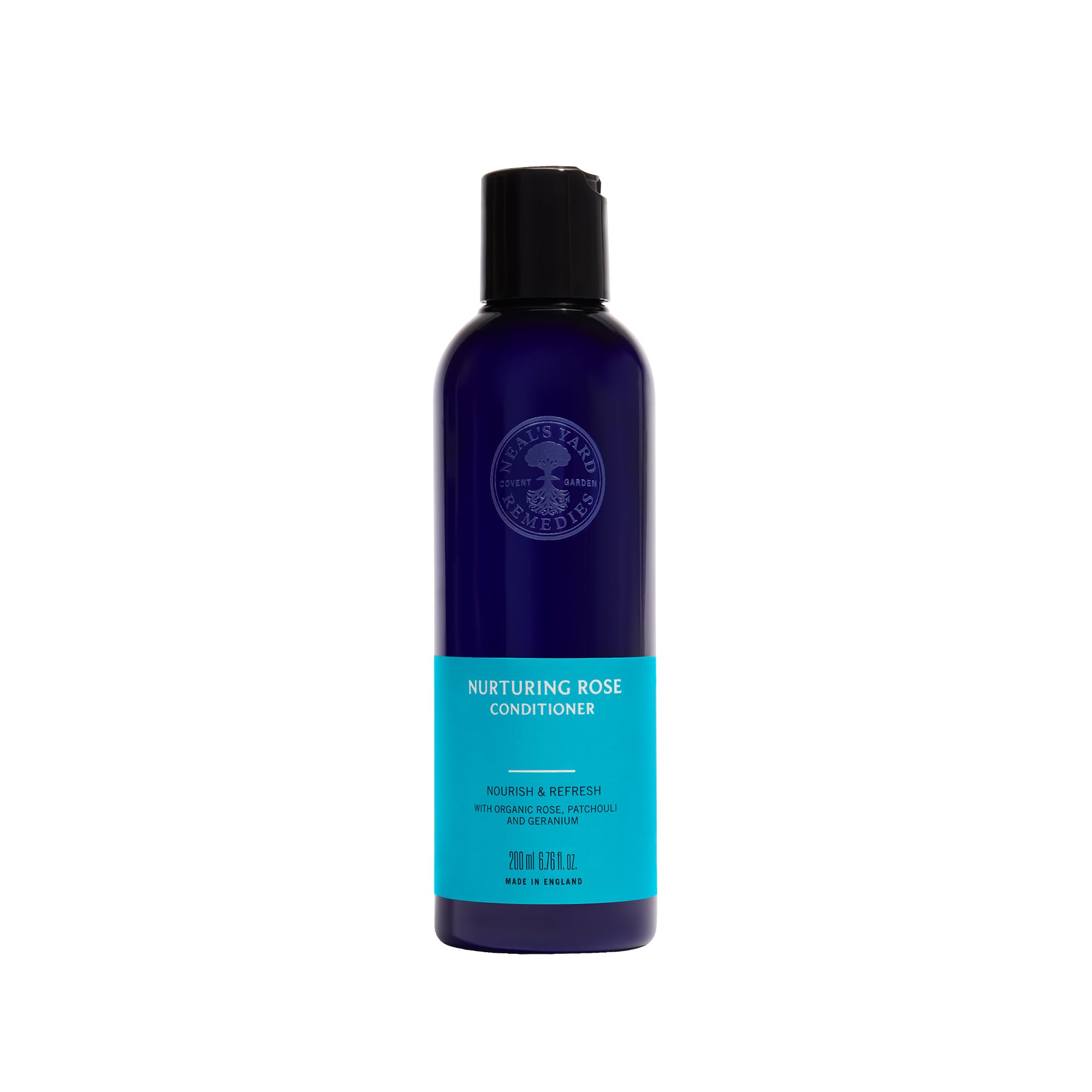 Neal's Yard Remedies Nurturing Rose Conditioner 200ml - For Dry Damaged or Coloured Hair - Vegan Natural Hair Care