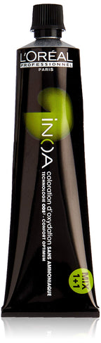 L'Oreal INOA Hair Colour 6.1 Dark Ash Blonde 60ml Permanent Ammonia-Free Professional Dye - Damaged Box