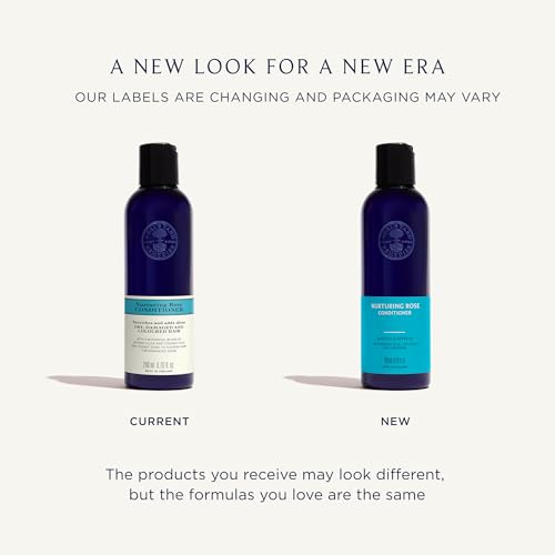 Neal's Yard Remedies Nurturing Rose Conditioner 200ml - For Dry Damaged or Coloured Hair - Vegan Natural Hair Care