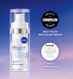 NIVEA CELLULAR Epigenetics Age Rewind Face Serum, 30ml Anti-Wrinkle Hyaluronic Acid Serum for Firmer Skin - Damaged Box