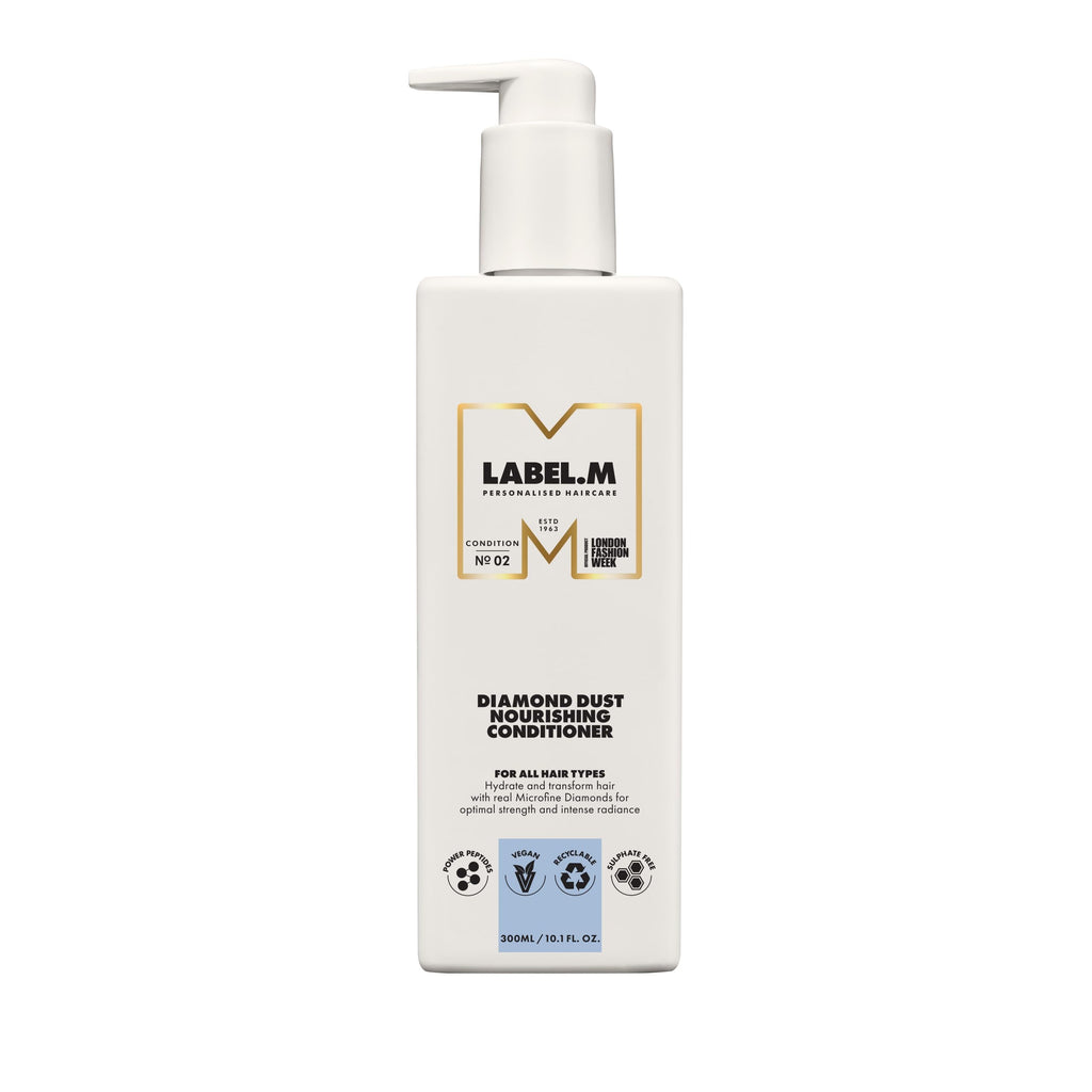 LABEL.M Diamond Dust Nourishing Conditioner 300ml - With Recyclable Pump - Damaged Box