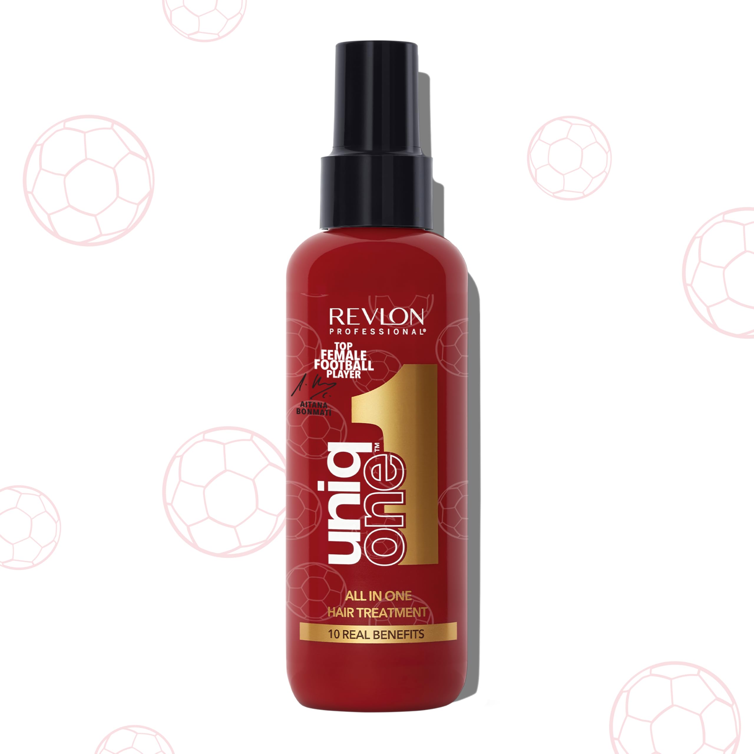 Revlon Professional UniqOne Aitana Bonmat'i Limited Edition Hair Treatment, Multi-Benefit Leave-In Hair Treatment, 150ml - Damaged Box
