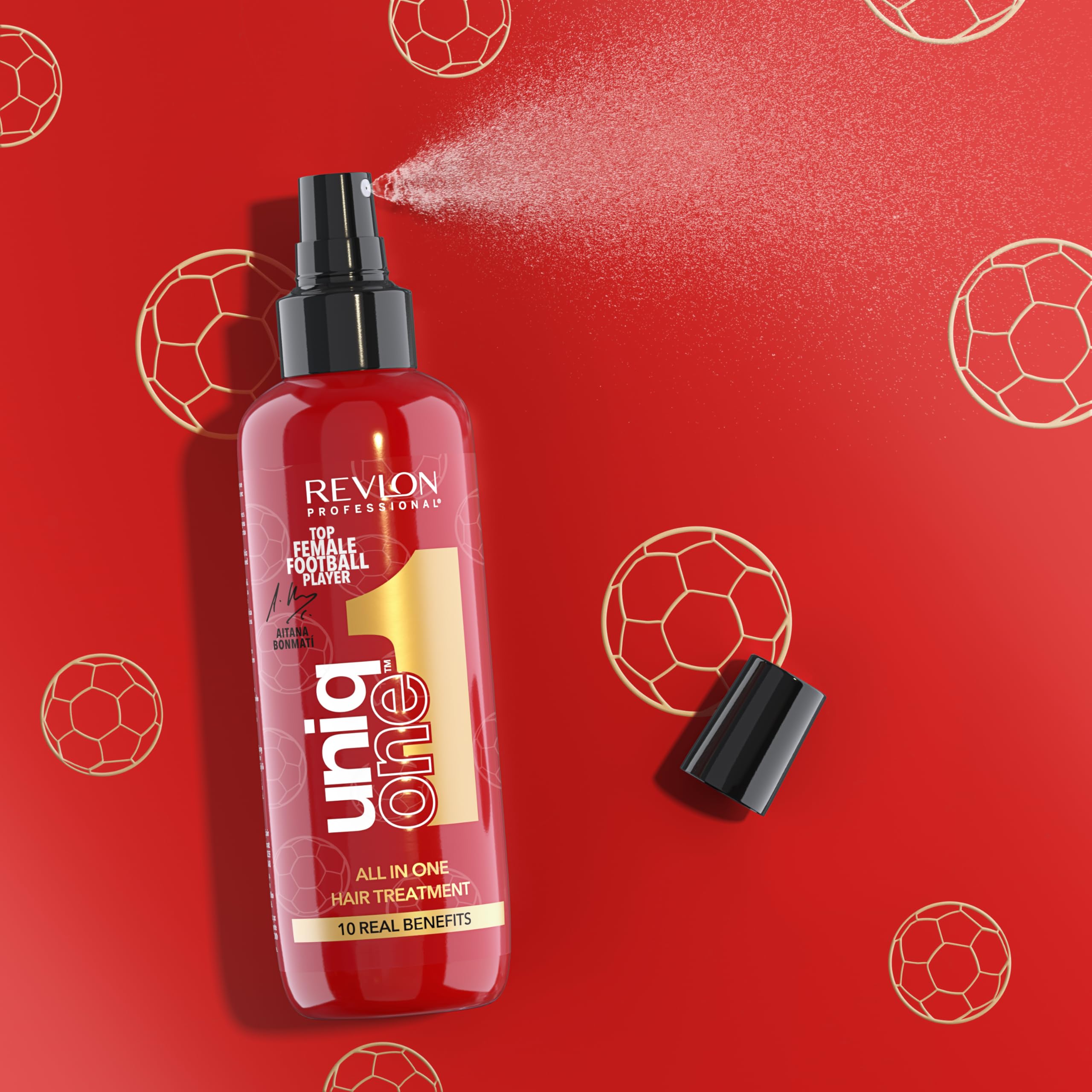 Revlon Professional UniqOne Aitana Bonmat'i Limited Edition Hair Treatment, Multi-Benefit Leave-In Hair Treatment, 150ml - Damaged Box