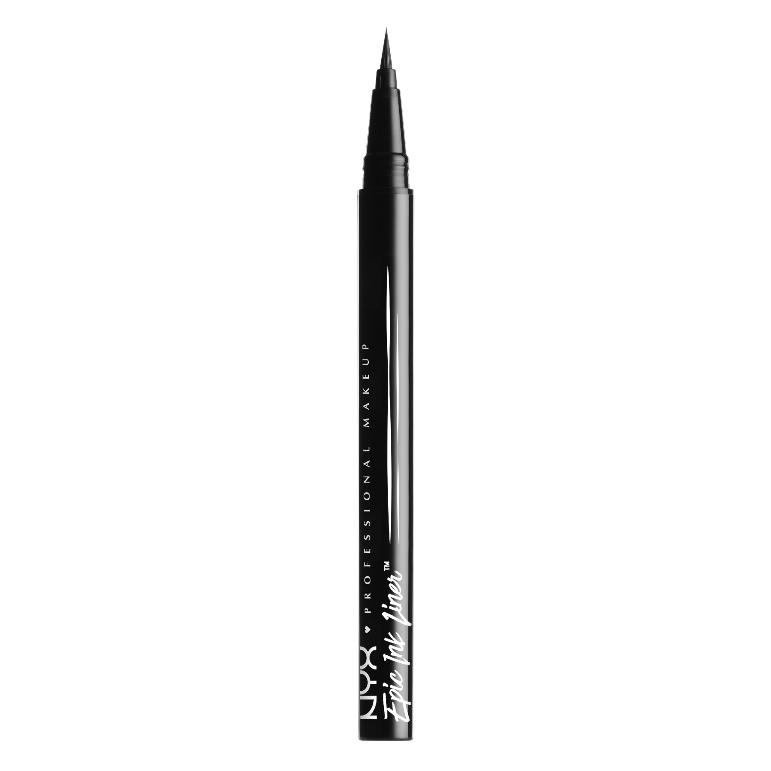 NYX Professional Makeup Epic Ink Liner - Waterproof Liquid Eyeliner Pen - Black - Intense Pigment, Flexible Brush - Damaged Box