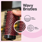 Olivia Garden Multibrush Travel Kit - 4-in-1 Round Brush Set with Interchangeable Barrels - Sizes 25, 35, 45, 55 - Perfect for Great Blowouts & On-the-Go Styling - Damaged Box