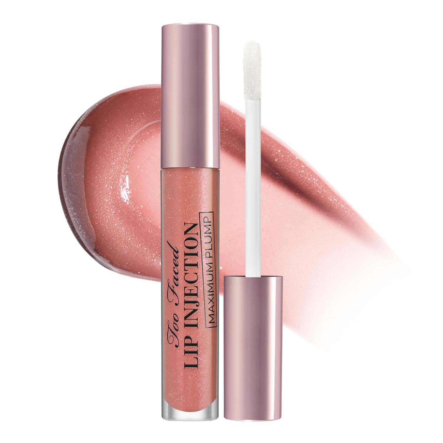 Too Faced Lip Injection Maximum Plump Extra Strength Lip Plumper Gloss | Hydrating + Plumping, 4.1ml - Damaged Box