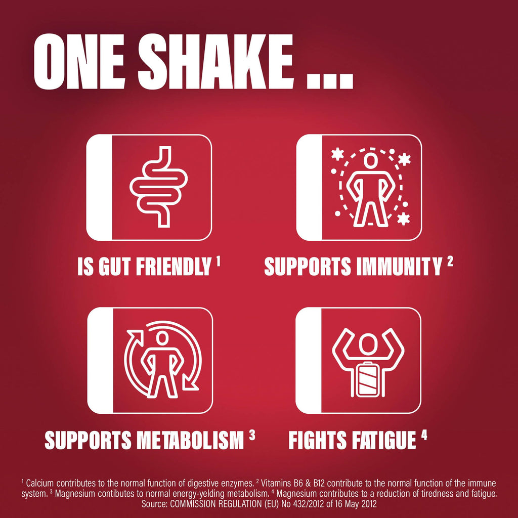 SlimFast Strawberry Meal Replacement Shake 6 x 325ml Bottles - 204 Cals, 15g Protein, 23 Vitamins & Minerals, No Added Sugar - Damaged Box - BBE 12/2026