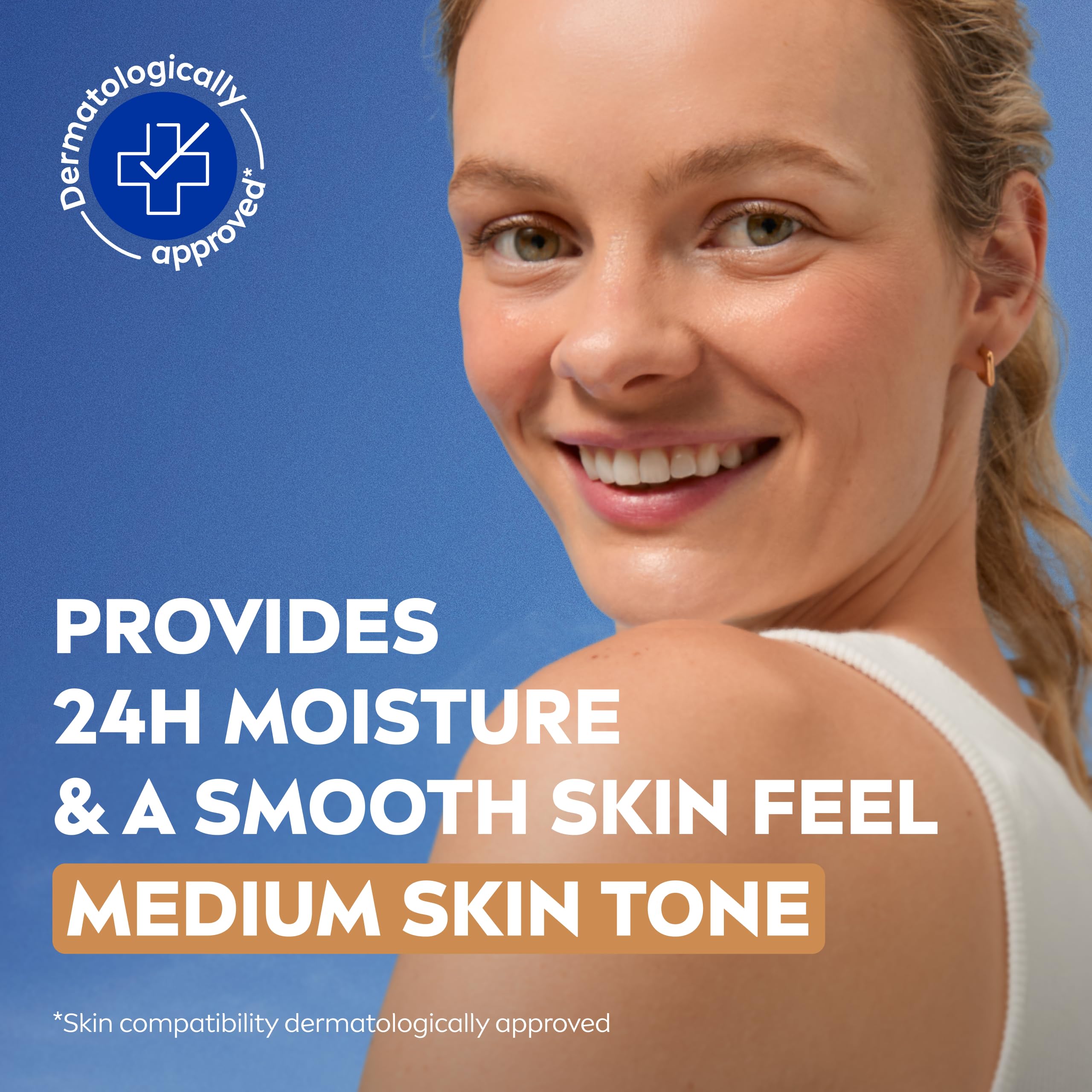 NIVEA BB Tinted Moisturiser SPF 15 Medium 50ml - 24H Hydrating BB Cream with Jojoba Oil for Even Skin Tone - Damaged Box