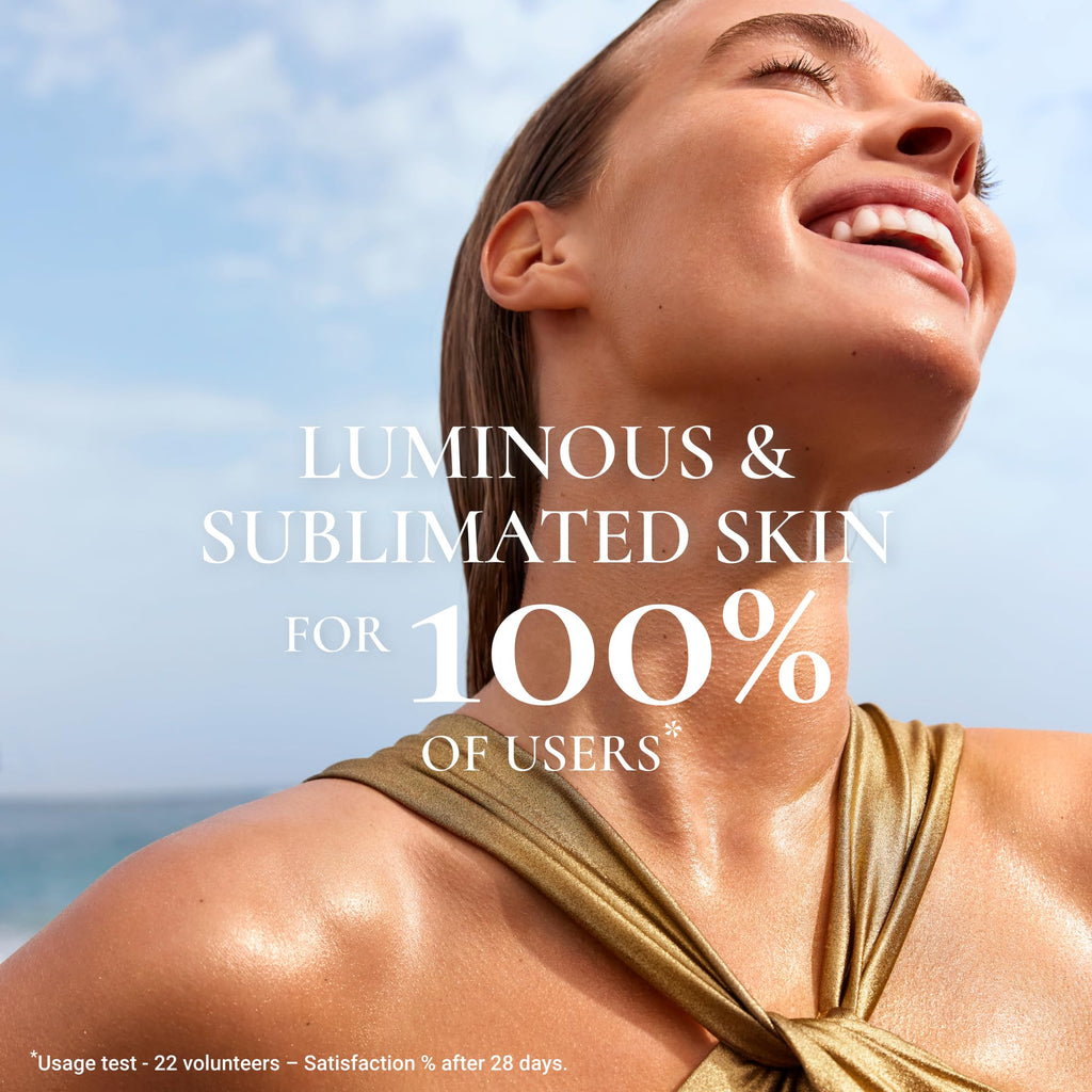Nuxe Sun Gold Tanning Sun Oil SPF50 150ml, Protective Sun Oil, Shields Face & Body from UVA/UVB & Blue Light, Prevents Dark Spots & Signs of Ageing, Water-Resistant Formula