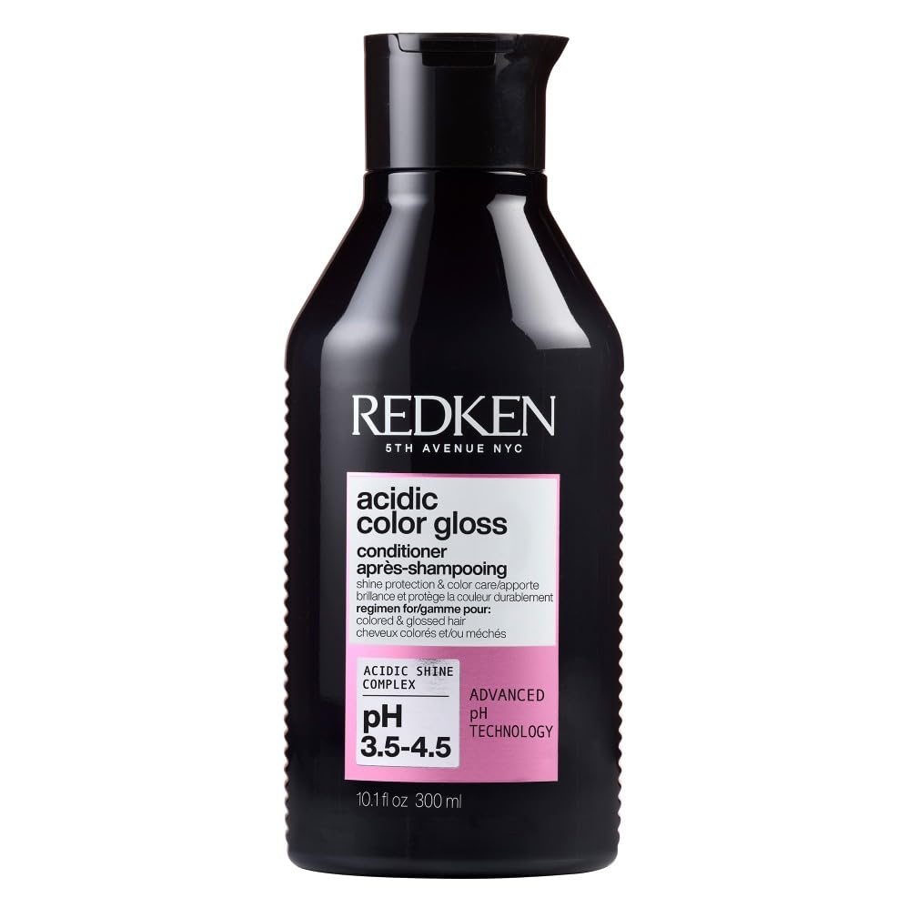 Redken Acidic Color Gloss Conditioner 300ml - Colour Protection and Shine for Colour Treated Hair - Sulphate-Free Glossing Treatment