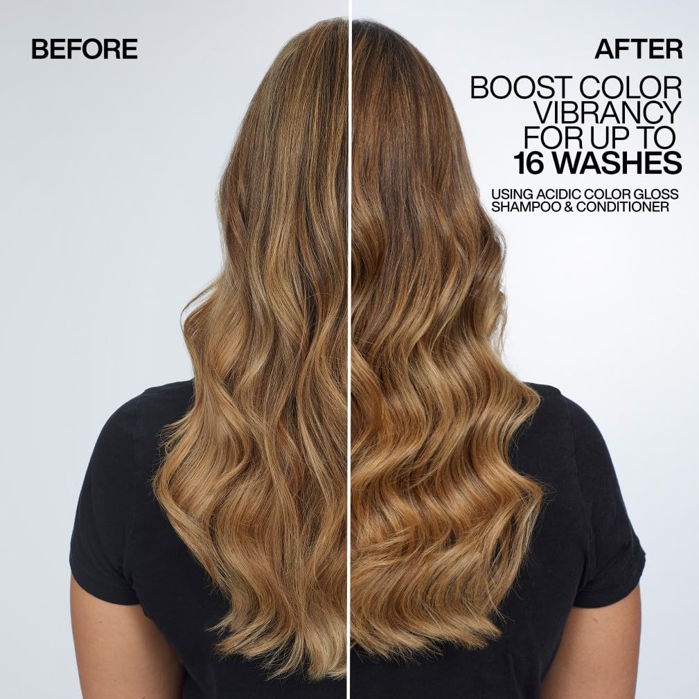 Redken Acidic Color Gloss Conditioner 300ml - Colour Protection and Shine for Colour Treated Hair - Sulphate-Free Glossing Treatment