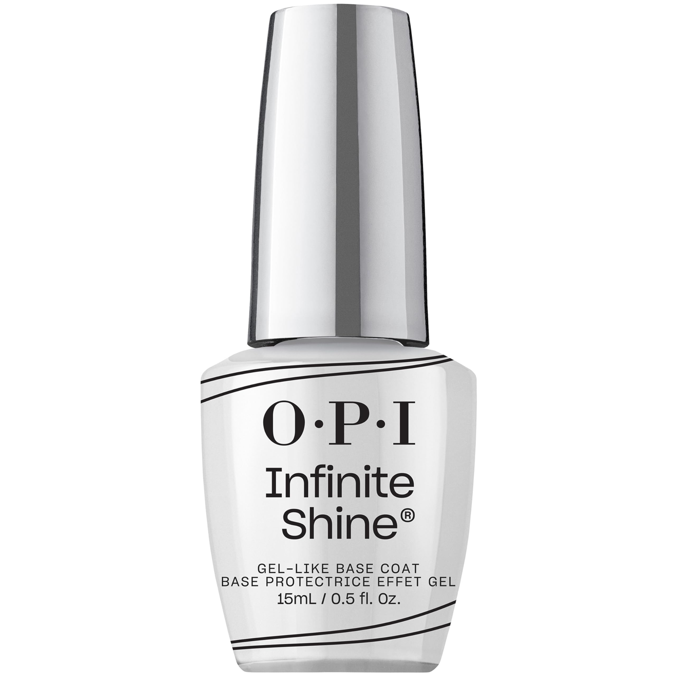 OPI Infinite Shine Nail Polish Base & Top Coat Duo Pack - Intense Shine & Nail Polish Protection - with OPI Pro-Wide Brush (2x15ml) - Damaged Box