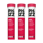 Phizz Electrolytes Multivitamin Hydration Tablets - 60 Effervescent Tablets - 18 Vitamins & Minerals, Vitamin C, Vegan - Damaged Box - BBE 03/2028