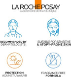 La Roche-Posay Anthelios Hydrating Body Lotion SPF50+, Broad-Spectrum Sunscreen, UVB and UVA Protection, Lightweight Non-Greasy Formula, Suitable for Sensitive Dry skin, 250ml - BBE 03/2028