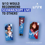 Schwarzkopf LIVE Go Gloss Icy Pearl Colour & Care Hair Glossing - HaptiQ Anti-Damage System, Up to 8 Washes - Damaged Box