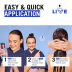Schwarzkopf LIVE Go Gloss Icy Pearl Colour & Care Hair Glossing - HaptiQ Anti-Damage System, Up to 8 Washes - Damaged Box