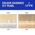 Schwarzkopf LIVE Go Gloss Icy Pearl Colour & Care Hair Glossing - HaptiQ Anti-Damage System, Up to 8 Washes - Damaged Box