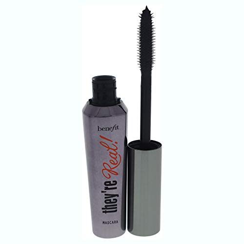 Benefit Cosmetics They're Real! Lengthening Mascara 8.5g 0.3oz Jet Black Volumising Long Lasting Eye Makeup - Damaged Box