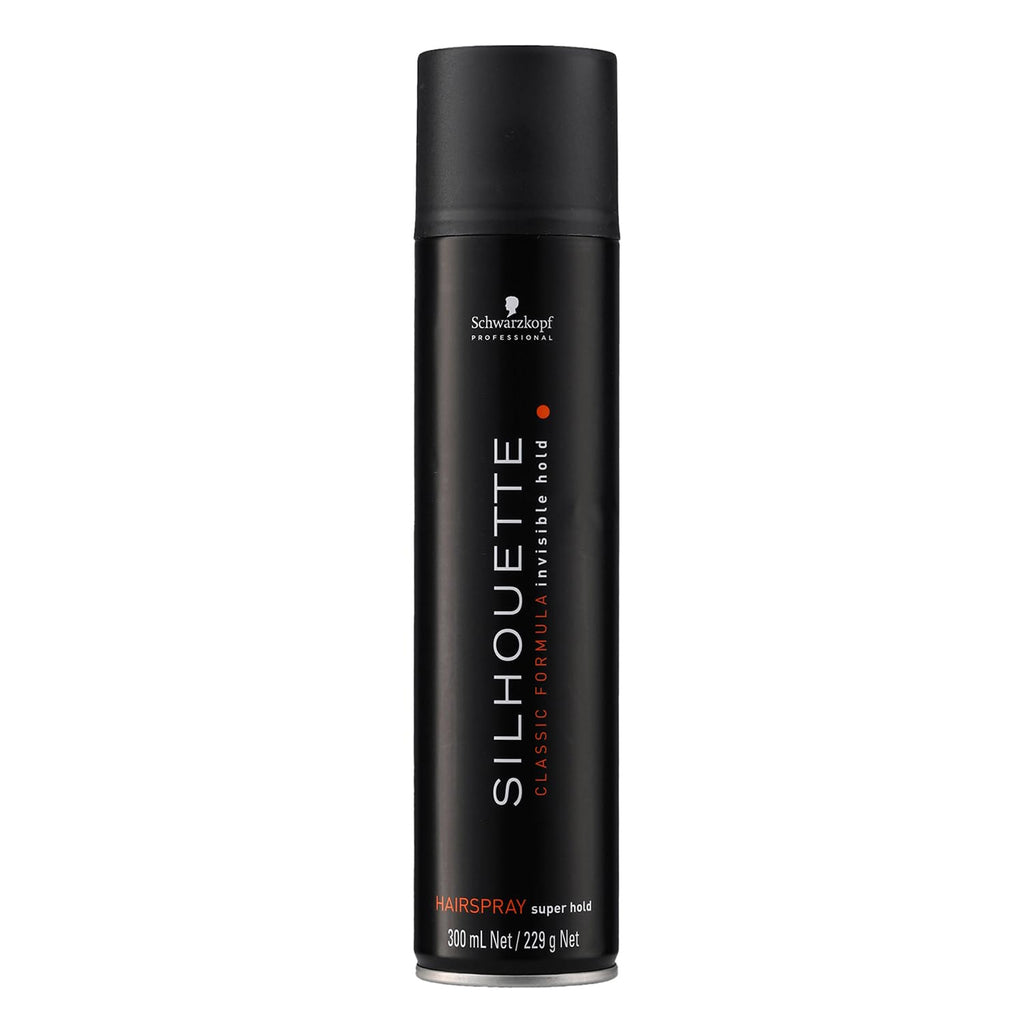 Schwarzkopf Silhouette Super Hold Hairspray 300ml - Invisible, Long Lasting, Quick Drying, Non-Sticky for Women & Men