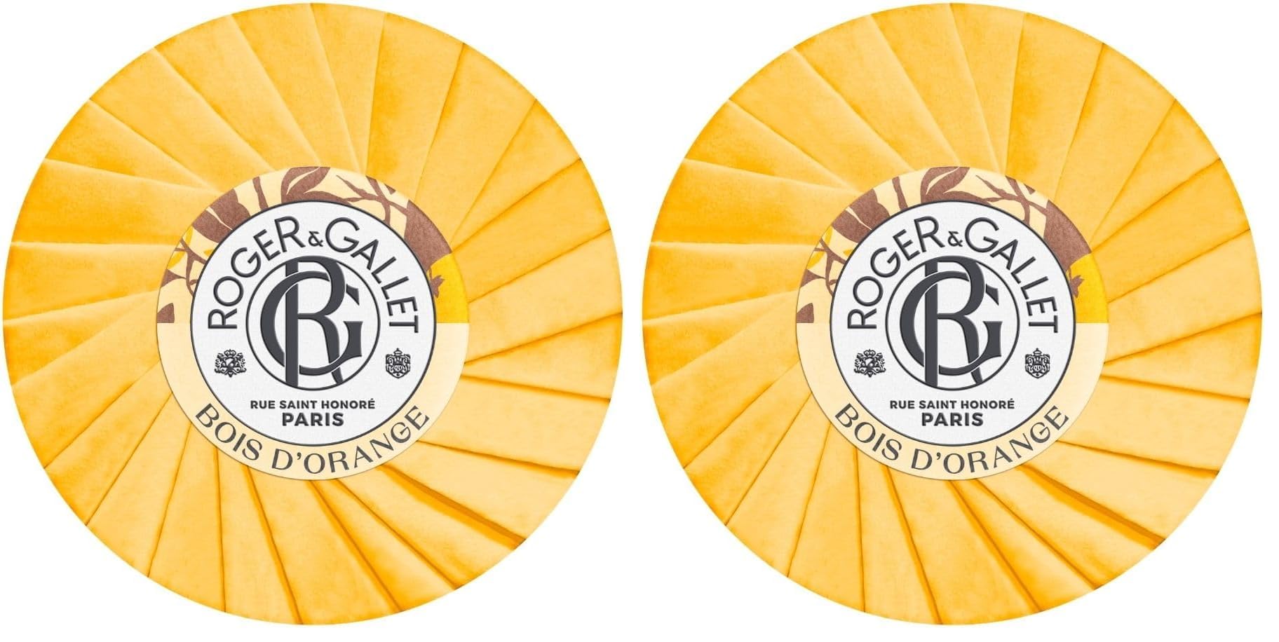 Roger & Gallet Bois d'Orange Scented Soap 100g - Perfumed Body Bar with Essential Oils - Luxury French Toiletries For Men and Women