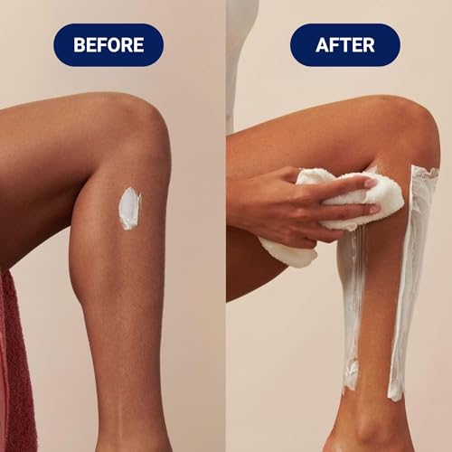Nair Tough Hair Removal Cream - Coarse & Dark Hair - Legs & Body - Lily Flower & Cotton Seed - 4 x 90ml Multipack - Damaged Box