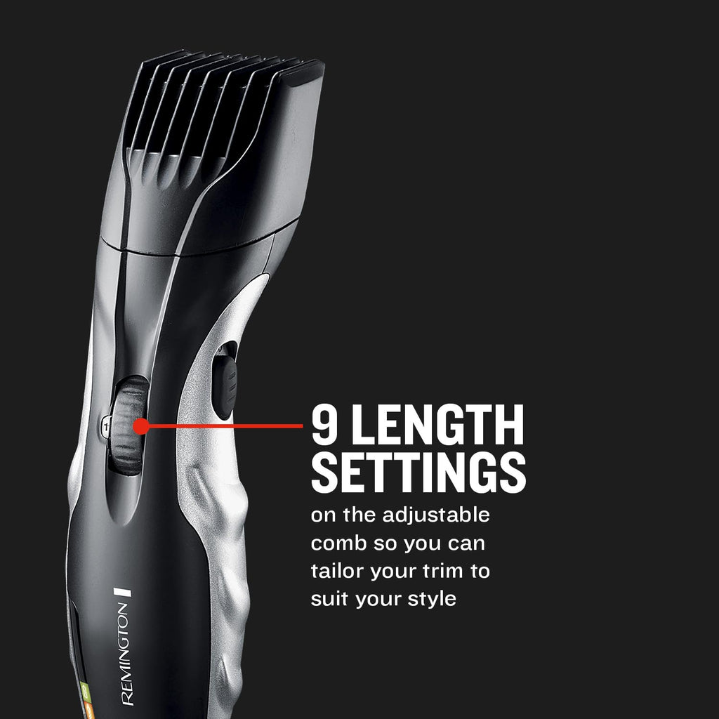 Remington Barba Beard Trimmer MB320C - Cordless/Corded, 9 Lengths, Pop-up Trimmer, Advanced Ceramic Blades - Damaged Box