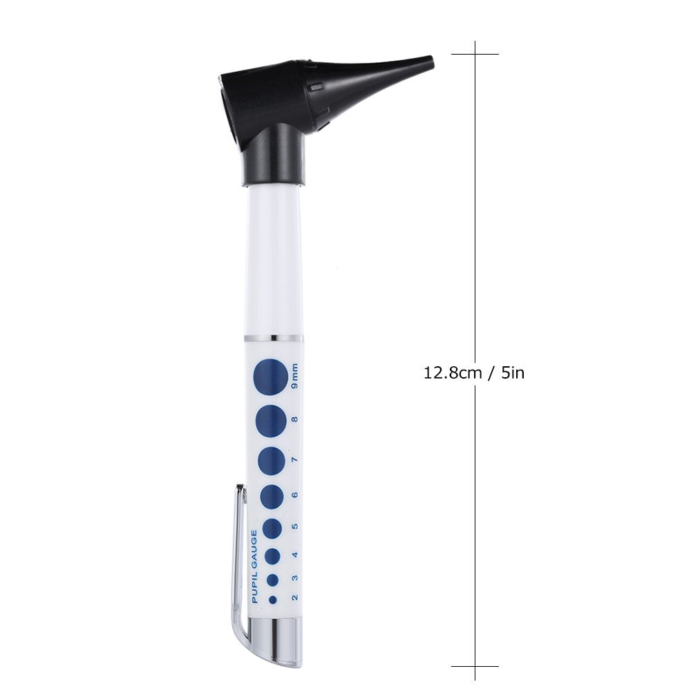 Bysameyee Portable Otoscope - Handheld Ear Care Tool with 4 Tips for Doctors, Nurses, Students - Damaged Box