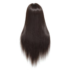 Hairdressing Training Head 26-28 Inch Synthetic Fibre Cosmetology Mannequin with Clamp for Braiding Styling - Damaged Box