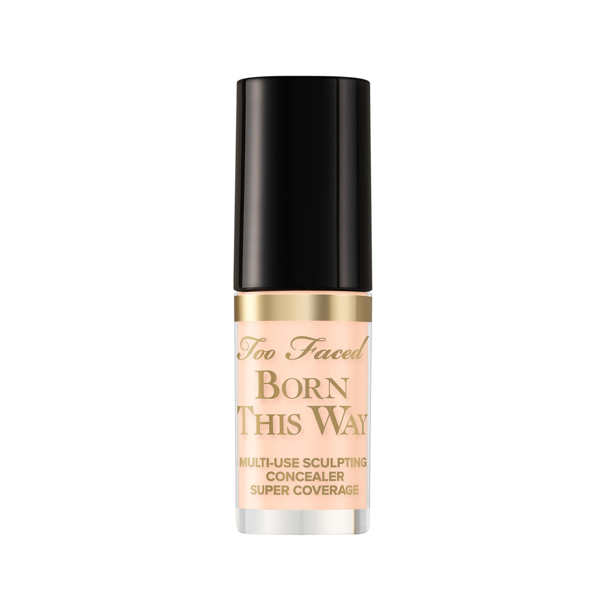 Too Faced Born This Way Super Coverage Multi-Use Concealer - Cream Puff - Full Coverage, Oil-Free, Long-Lasting, Hydrating - New