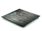 Laica Electronic Personal Scale - Square Wooden Design, LCD Display, 303mm, Health & Wellbeing - Damaged Box