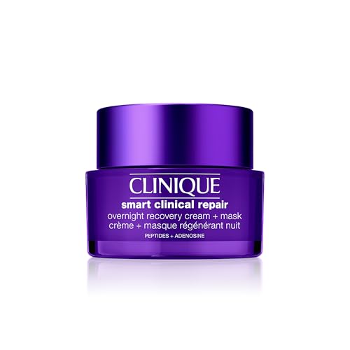 Clinique Smart Clinical Repair Overnight Recovery Cream + Mask With Adenosine, Peptides + 12% Hyaluronic Acid. Safe For Sensitive Skin. - Damaged Box