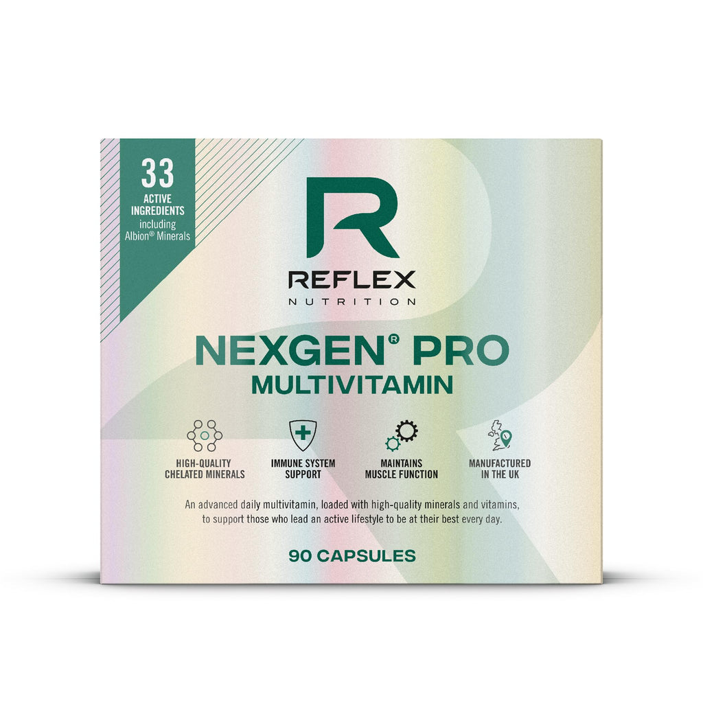 Reflex Nutrition Nexgen Pro Multivitamin & Mineral - 90 Capsules for Immune Support, Vitamin D Magnesium C Zinc - BBE 01/2028