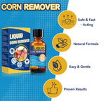 Extra Strength Liquid Corn Remover for Feet - Fast Acting 20ml 1-Pack - Damaged Box