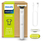 Philips OneBlade Intimate QP1924/30 Pubic Groomer - Trim & Shave, Extra Skin Protection, Close & Comfortable - Damaged Box