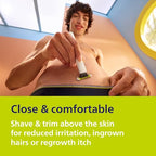 Philips OneBlade Intimate QP1924/30 Pubic Groomer - Trim & Shave, Extra Skin Protection, Close & Comfortable - Damaged Box
