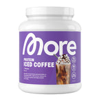 More Protein Iced Coffee S'Mores 500g - 20 Servings Protein Powder with Instant Coffee - Low Sugar & Fat - BBE 01/2027