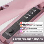 French Wave Curling Iron Crimper 32mm - Double Barrel Hair Waver Wand - Pink Deep Crimpers for Mermaid Beach Hair - Like New