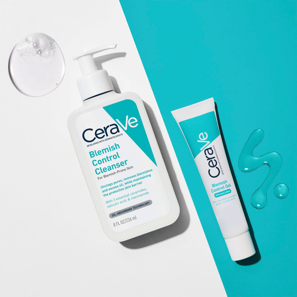 CeraVe Blemish Control Gel Moisturiser With 2% Salicylic Acid, Niacinamide, & 3 Essential Ceramides, Blemish-Prone Skin, Dermatologist Developed, 40ml - Damaged Box