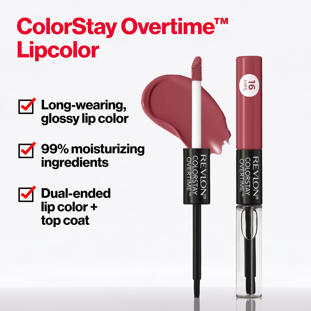 Revlon Colorstay Overtime Lipcolor - Keep Blushing - Long Lasting Lipstick - Damaged Box